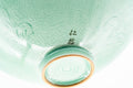 Korean style Goryeo Matcha Bowl - Green Celadon Summer Hira Chawan - 150ml - close-up of the foot ring and base mark