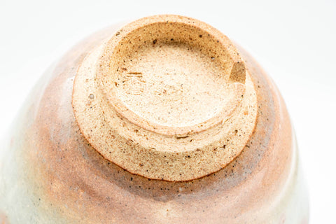 Japanese Teacup - 天鵬山 Tsubaki Kiln - Beige Pink Gohonte Hagi-yaki Yunomi - 100ml