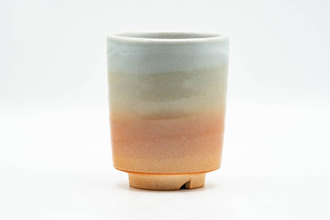 Japanese Teacup - Pink White Drip-Glazed Hagi-yaki Yunomi - 160ml