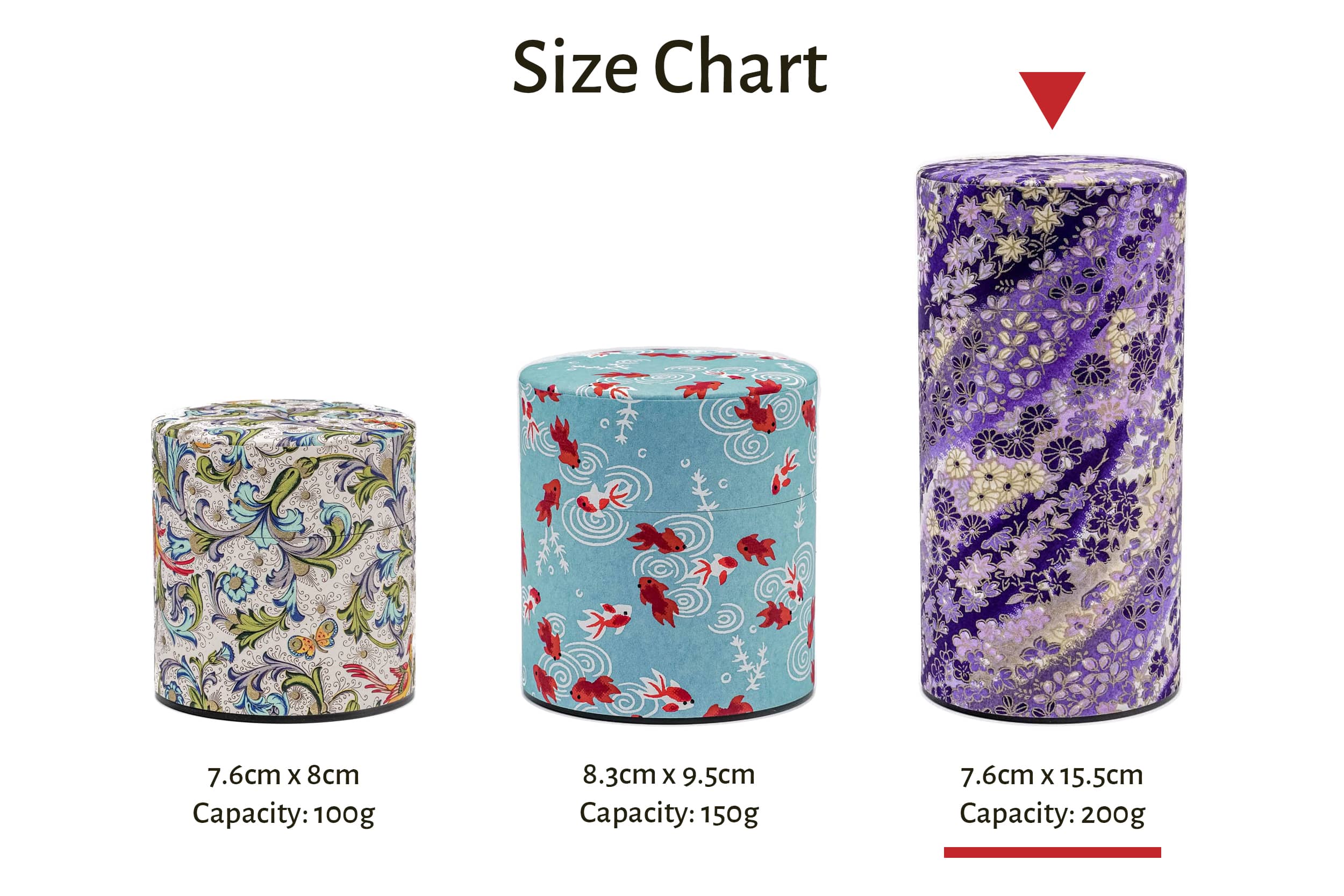 Silver Metal Tea Canister - 200g – Tezumi