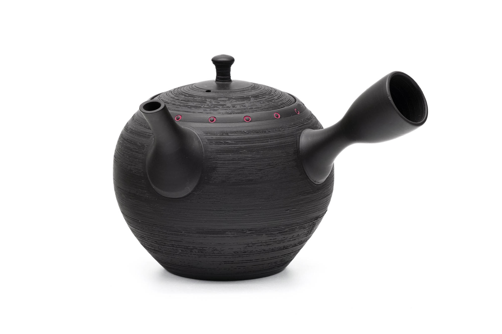 Japanese Tea Set - 北龍 Hokuryu - Matsugawa Kokudei Tokoname-yaki Teapot with 5 Porcelain Teacups