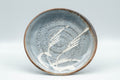 Japanese Teacup - Bamboo Suana Shino Glazed Tsutsu-gata Yunomi with Coaster - top-down closeup of the cup's interior