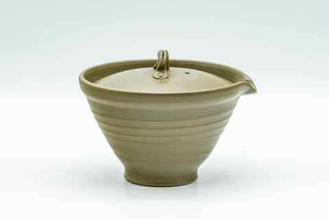 Japanese Shiboridashi - 吉川秀樹 Hideki Yoshikawa Green Ryokudei Tokoname-yaki Teapot - 80ml - Tezumi