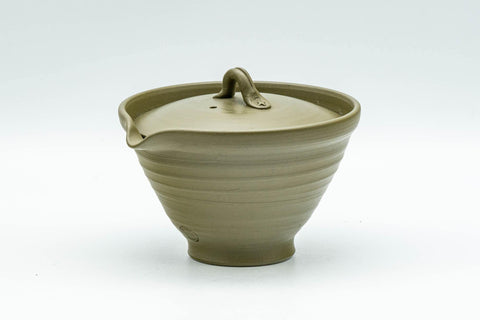 Japanese Shiboridashi - 吉川秀樹 Hideki Yoshikawa Green Ryokudei Tokoname-yaki Teapot - 80ml - Tezumi