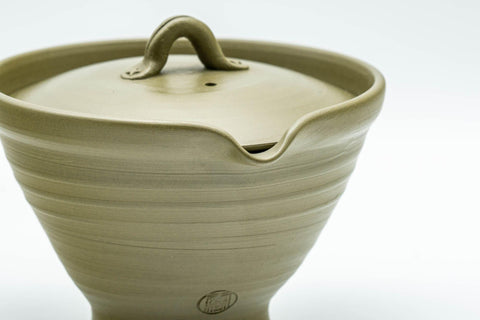 Japanese Shiboridashi - 吉川秀樹 Hideki Yoshikawa Green Ryokudei Tokoname-yaki Teapot - 80ml - Tezumi