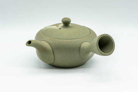 Japanese Kyusu - Green Tea Leaves Tokoname-yaki Obi-ami 360 Filter Teapot - 250ml