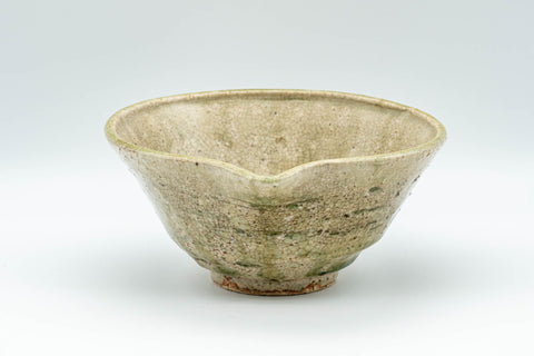 Japanese Katakuchi - Beige and Green Drip-Glazed Tea Pouring Bowl - 250ml - Tezumi