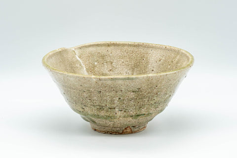 Japanese Katakuchi - Beige and Green Drip-Glazed Tea Pouring Bowl - 250ml - Tezumi