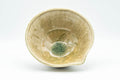 Japanese Katakuchi - Beige and Green Drip-Glazed Tea Pouring Bowl - 250ml - Tezumi