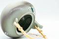 Japanese Tea Set - Green Arita-yaki Debeso Dobin Teapot with 2 Lidded Yunomi Teacups - teapot with the lid removed showing the ceramic debeso strainer inside