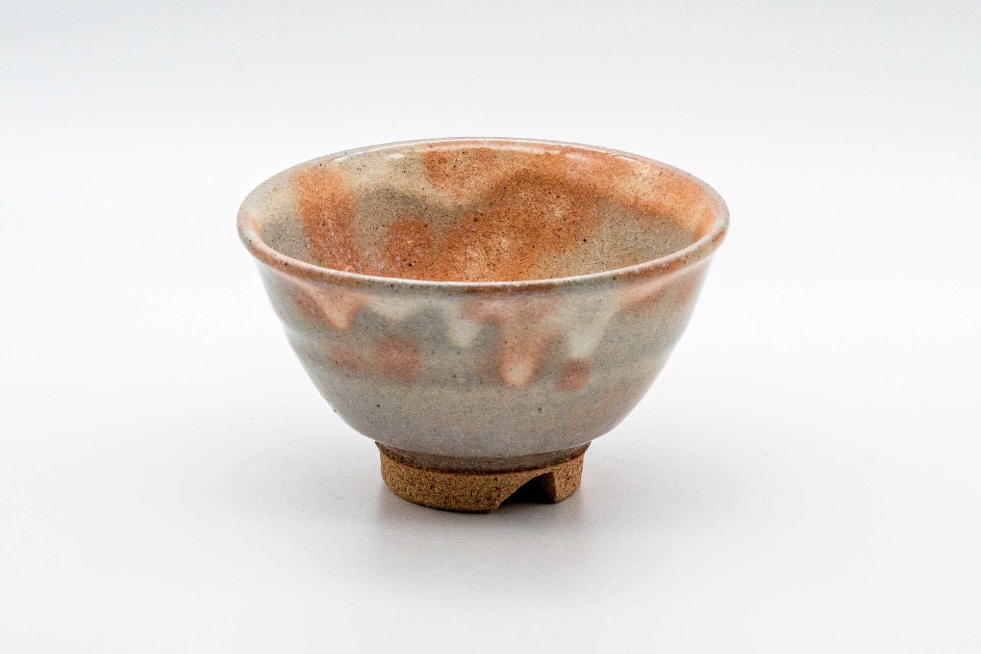 Japanese Teacup - 萩焼 Gohonte Wan-nari Hagi-yaki Yunomi - 140ml