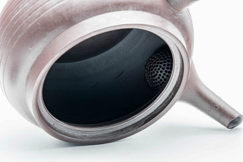 Japanese Kyusu - Large Groovy Banko-yaki Debeso Teapot - 400ml