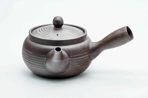 Japanese Kyusu - Large Groovy Banko-yaki Debeso Teapot - 400ml