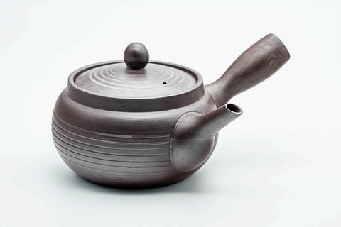 Japanese Kyusu - Large Groovy Banko-yaki Debeso Teapot - 400ml