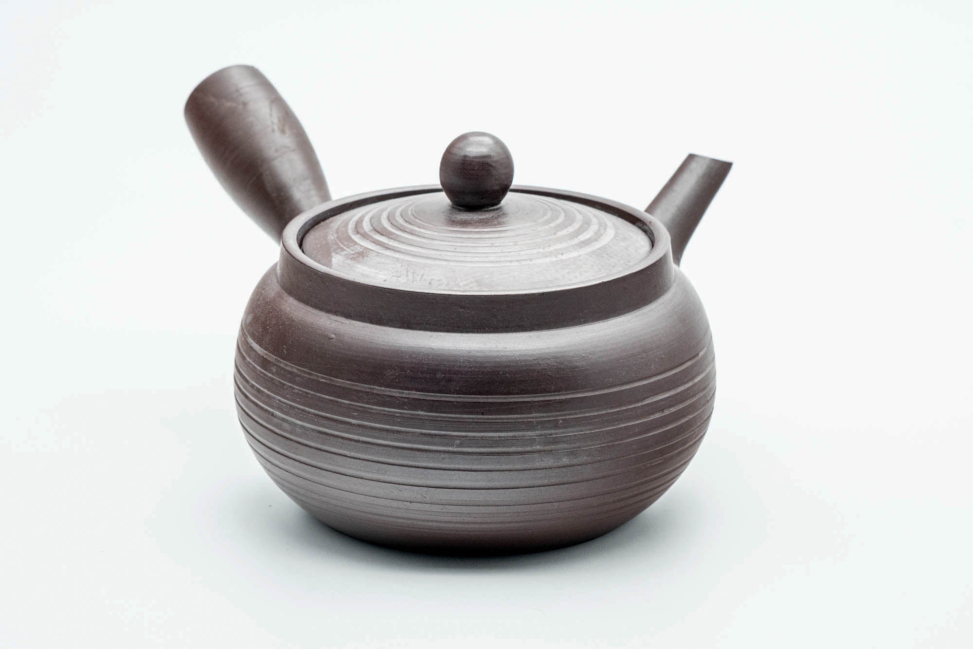 Japanese Kyusu - Large Groovy Banko-yaki Debeso Teapot - 400ml