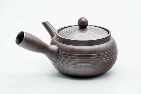 Japanese Kyusu - Large Groovy Banko-yaki Debeso Teapot - 400ml