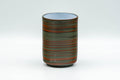 Japanese Teacup - Unzen Kiln Nerikomi Tokoname-yaki Yunomi - 150ml - alternate side view of the marbled cup