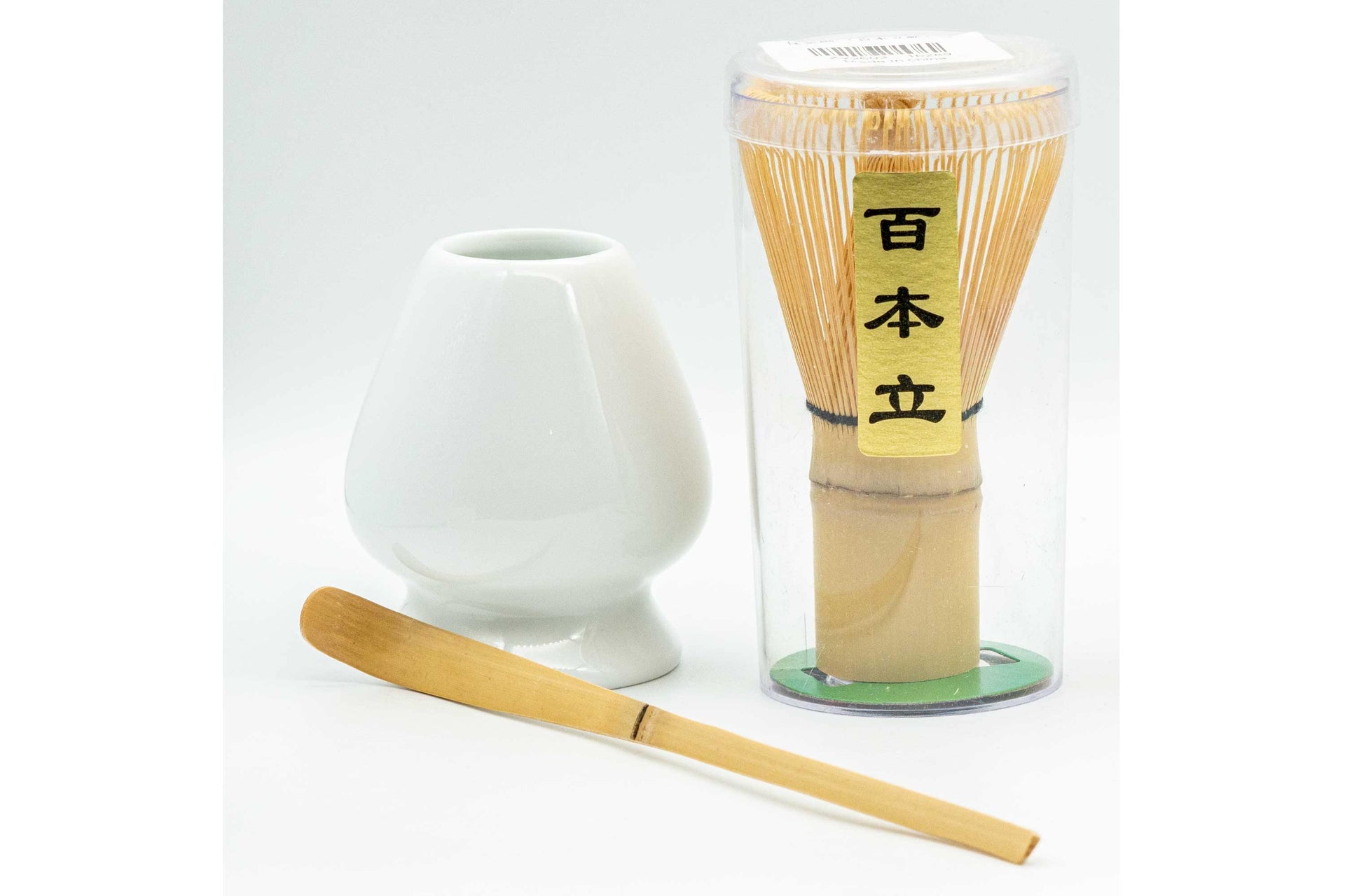 Bamboo Matcha Accessories Set - White Bamboo Set