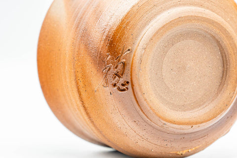 Japanese Teacup - Brown Hidasuki Bizen-yaki Yunomi - 90ml