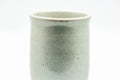 Japanese Teacup - Grey Glazed Yunomi - 140ml - top-down view into the cup interior