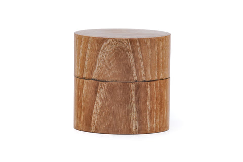 Japanese Nakatsugi - Gold Mulberry Wood Usuchaki Tea Caddy