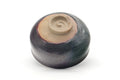 Tezumi — Japanese Matcha Bowl - Brown Yellow Speckled Drip-Glazed Chawan — top-down view of the interior