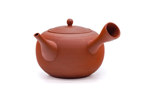 Enormous Red Shudei Tokoname Teapot - 900ml