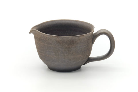 Japanese Yuzamashi - Brown Unglazed Ushirode Water Cooler - 290ml