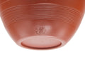 Tezumi — Japanese Katakuchi - Red Shudei Striped Water Cooler - 135ml — closeup of the foot