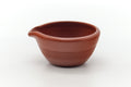 Tezumi — Japanese Katakuchi - Red Shudei Striped Water Cooler - 135ml — three-quarter view
