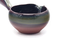 Tezumi — Japanese Yuzamashi - Green Glazed Water Cooler - 355ml — side view