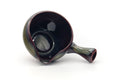 Tezumi — Japanese Yuzamashi - Green Glazed Water Cooler - 355ml — inverted showing the foot ring