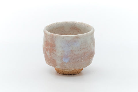 Japanese Teacup - Beige White Hagi Yunomi - 100ml