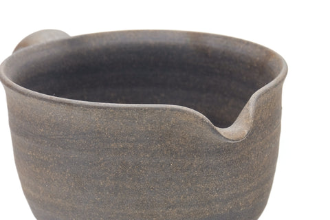 Japanese Yuzamashi - Brown Unglazed Ushirode Water Cooler - 290ml