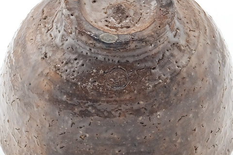 Japanese Matcha Bowl - Earthy Brown Textured Hagi Chawan - 500ml