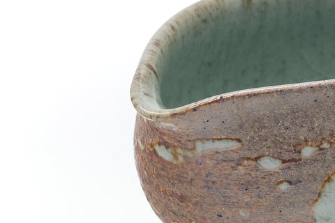 Japanese Katakuchi - Heart-shaped Brown Grey Water Cooler - 145ml