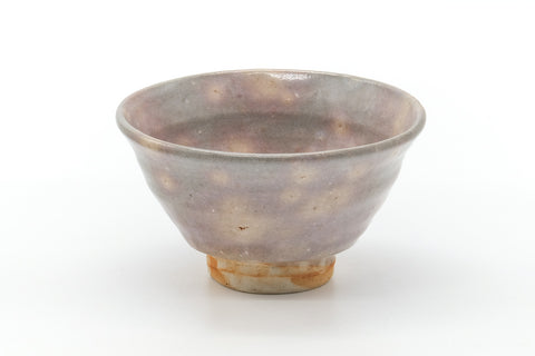 Japanese Matcha Bowl - Grey Pink Gohonte Hagi Chawan - 200ml