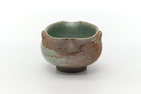 Japanese Katakuchi - Heart-shaped Brown Grey Water Cooler - 145ml