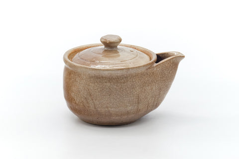 Japanese Hohin - Beige Hagi Handleless Teapot - 165ml