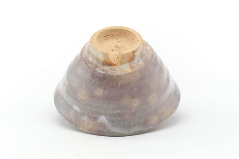 Japanese Matcha Bowl - Grey Pink Gohonte Hagi Chawan - 200ml