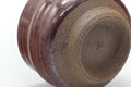 Tezumi — Japanese Teacup - Plump Spiraling Guinomi - 50ml — inverted showing the foot ring