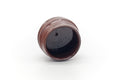 Tezumi — Japanese Teacup - Plump Spiraling Guinomi - 50ml — three-quarter view