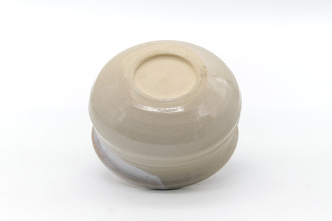 Japanese Kensui - Classic Beige White Hagi-yaki Water Bowl - 650ml