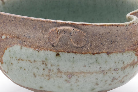 Japanese Katakuchi - Heart-shaped Brown Grey Water Cooler - 145ml