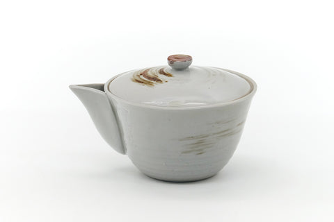 Japanese Hohin - Grey Hakeme Handleless Teapot - 145ml