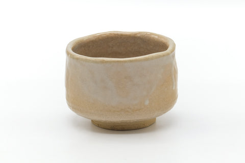 Japanese Matcha Bowl - Beige Black Duck Wabi-Sabi Chawan - 500ml