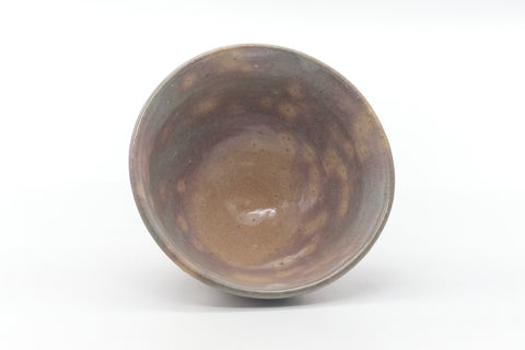 Japanese Matcha Bowl - Grey Pink Gohonte Hagi Chawan - 200ml
