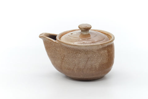 Japanese Hohin - Beige Hagi Handleless Teapot - 165ml