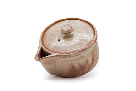 Japanese Tea Set - Hagi Hohin, Yuzamashi, and 6 Yunomi