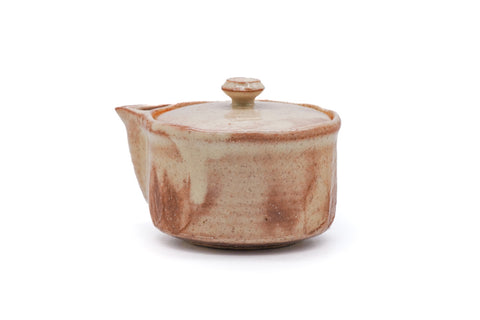 Japanese Tea Set - Hagi Hohin, Yuzamashi, and 6 Yunomi